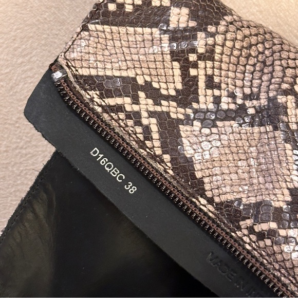 Western snake print Booties - Picture 3 of 4